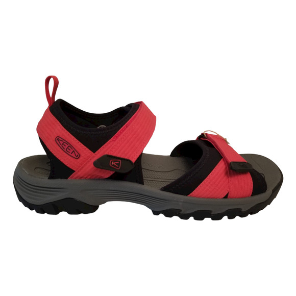 Keen Black Red Slip-On Men's Sandals outdoor hook‎ and loop Size 12 NWB - Picture 8 of 12